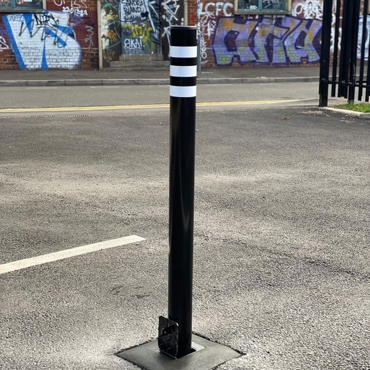 Removable Street Bollard 76mm Dia Smart & Secure Security Post