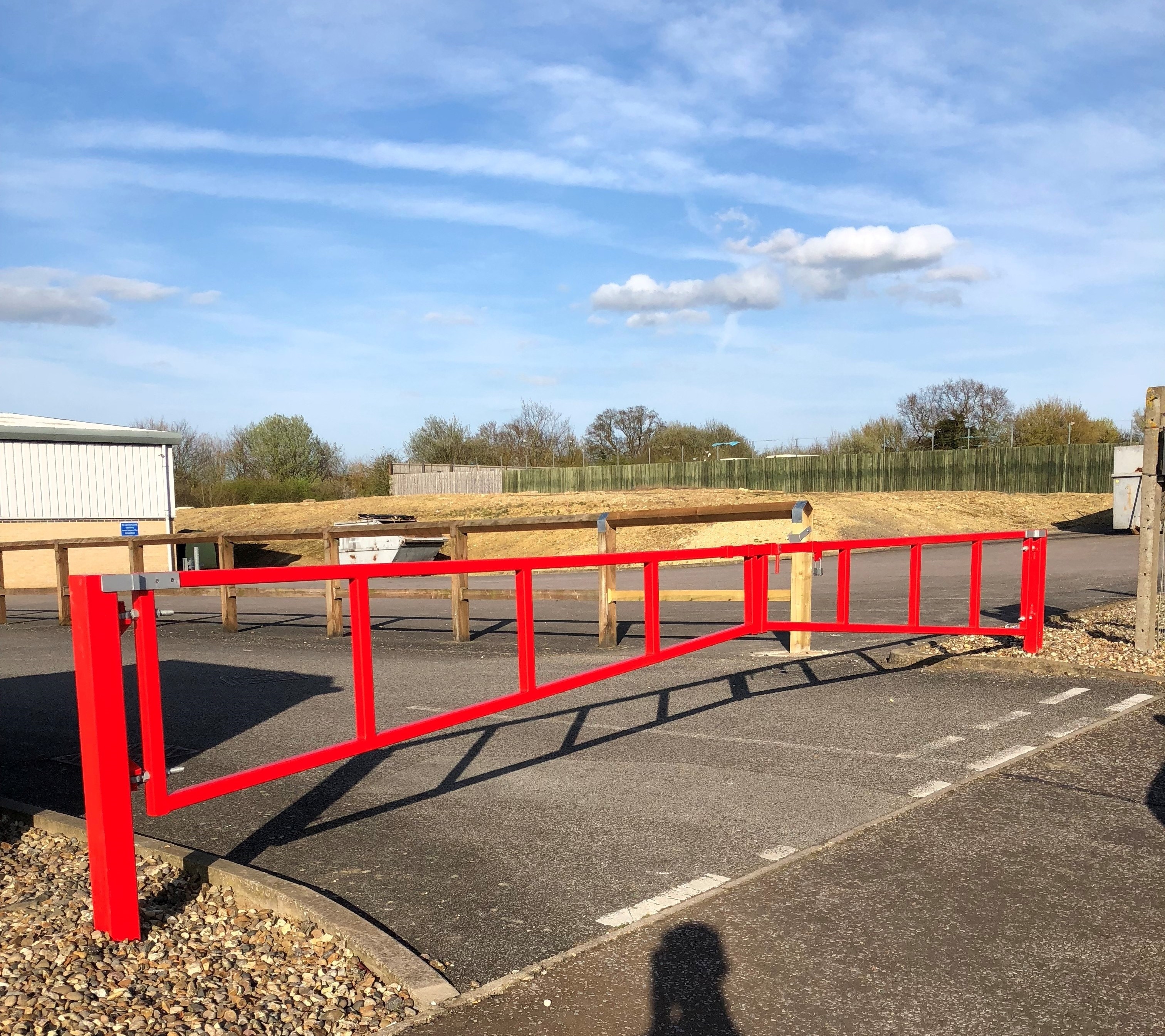 Access Gate 9 Metre Double Leaf Swing Barrier Manufacturer STOPEM Access Gate 9 Metre Double Leaf Swing Barrier Manufacturer STOPEM