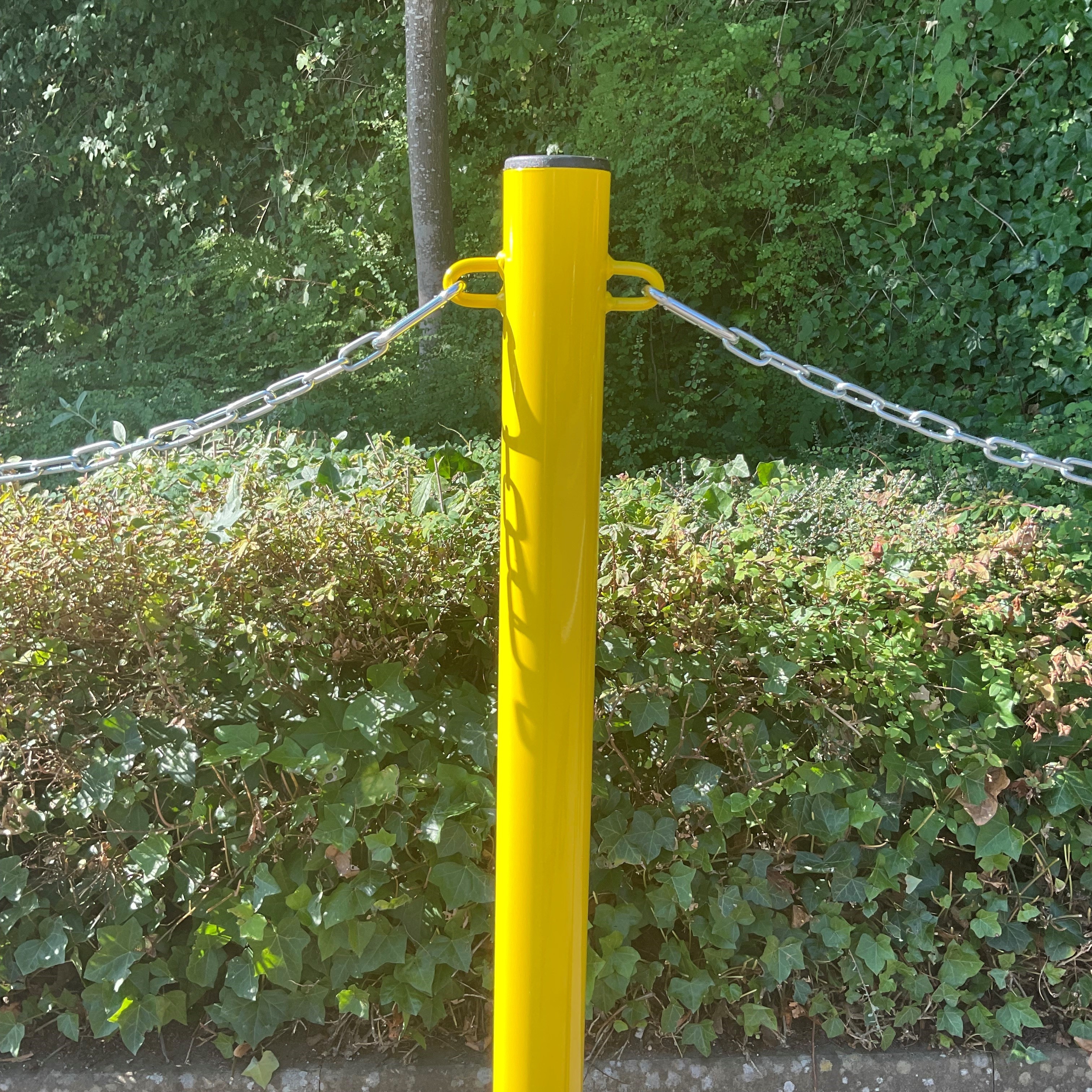 63mm Dia Fixed Steel Post | Chain Post | Driveway Post | We Can Install