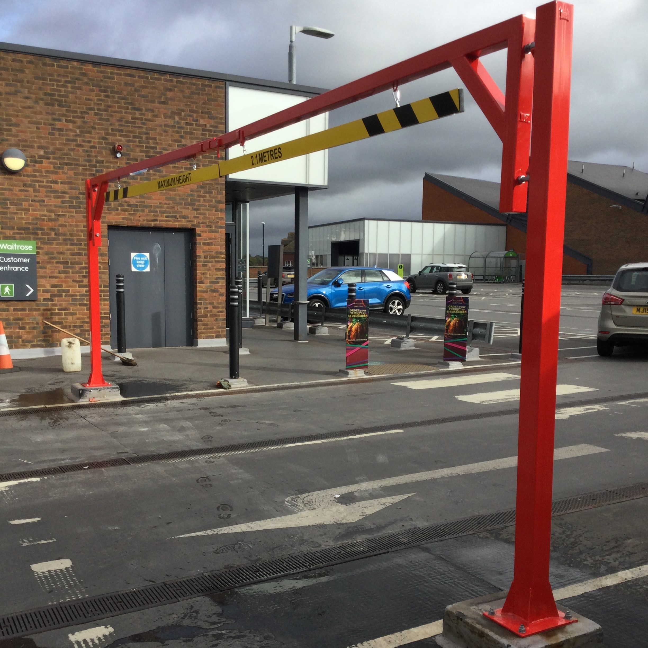 Car Park Height Restriction Barrier 6 Metre Access Control