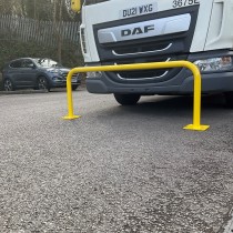 Yellow Hoop Barrier Bolt Down