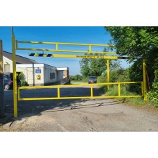6 Metre Single Leaf Combination Height Barrier with Swing Gate 