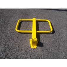 Winged Padlock Parking Post - Yellow 