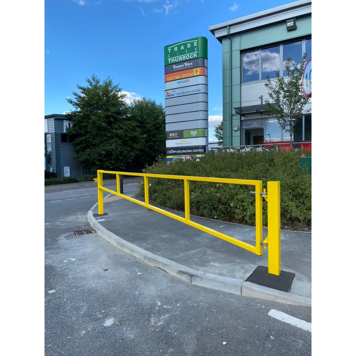 Access Gate 9 Metre Double Leaf Swing Barrier Manufacturer STOPEM