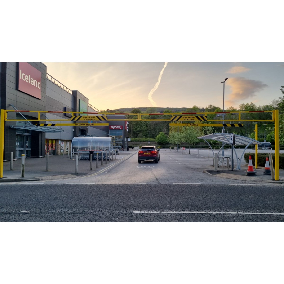 Retail Park Height Restrictor 