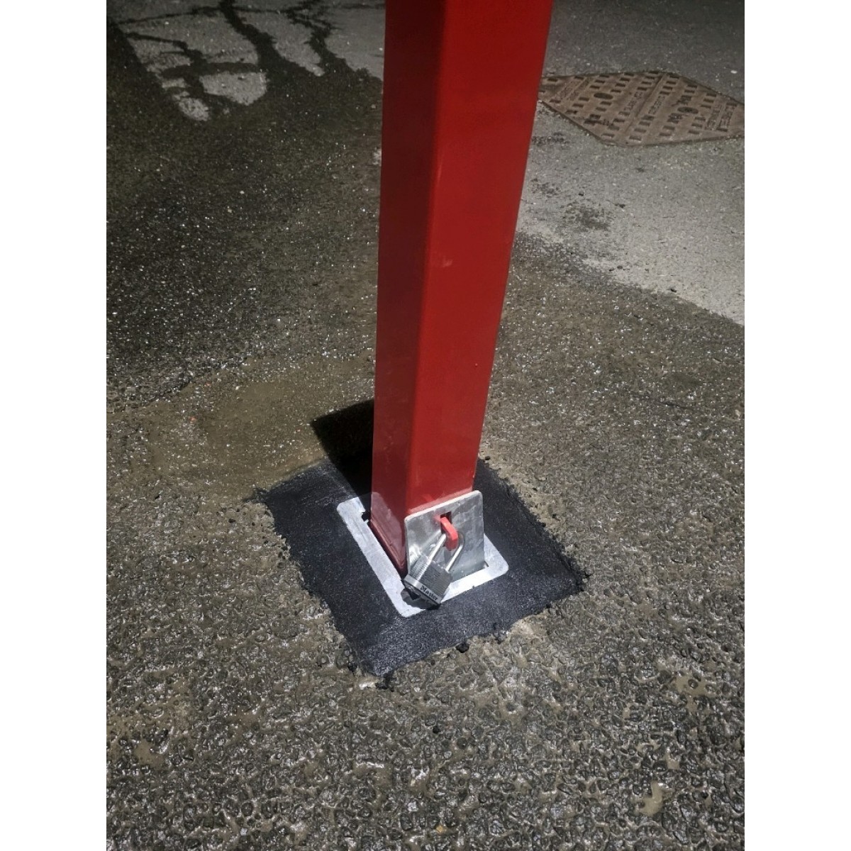 Removable Bollard with Ground Socket 