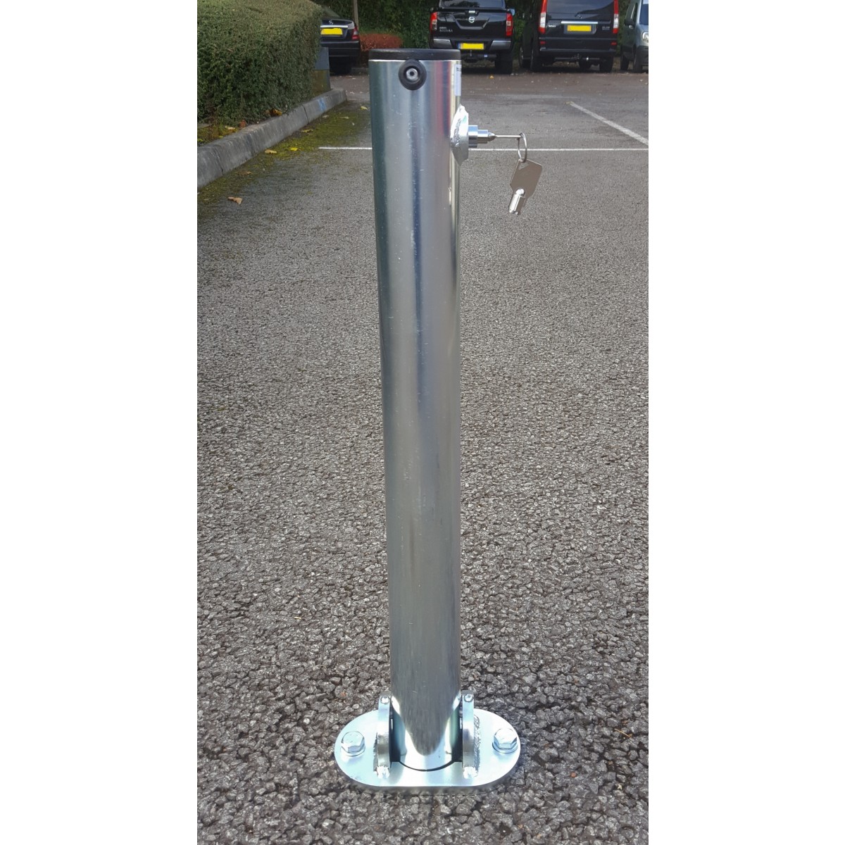 SB.11 Folding Parking Post Integral Lock