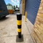  139mm Dia Hi-Vis Bollard 1500mm - Concrete In
