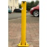 SB.11 Yellow Folding Parking Post Bolt Down