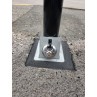 Removable Bollard with Padlock Facility 