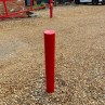 Galvanised Bollard 114mm Dia Concrete In 