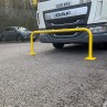 Yellow Hoop Barrier Bolt Down